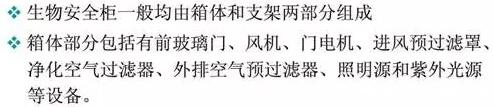 生物安全柜組成概述