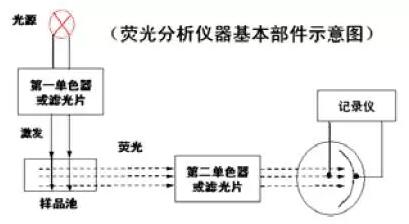 熒光光譜儀原理示意圖